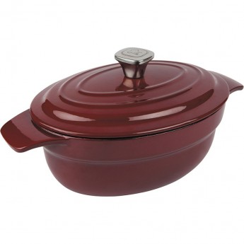 Кастрюля овальная RONDELL NOBLE RED 26 см, 3 л