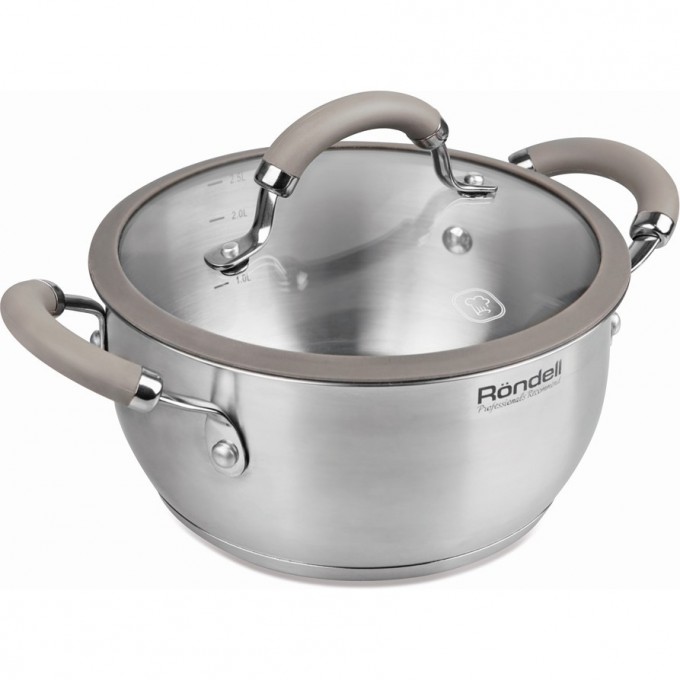 Кастрюля с крышкой RONDELL BALANCE 20 см, 2,8 л RDS-754