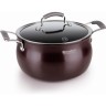 Кастрюля с крышкой RONDELL CHARM 24 см, 5,6 л красная RDA-565