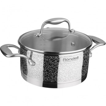 Кастрюля с крышкой RONDELL VINTAGE 24 см, 5 л